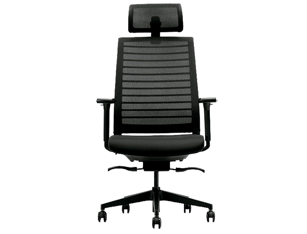 SIEGE DE BUREAU MT INTERNATIONAL MTGA25X TISSU   MECANISE SYNCHRONE COLORIS    NOIR