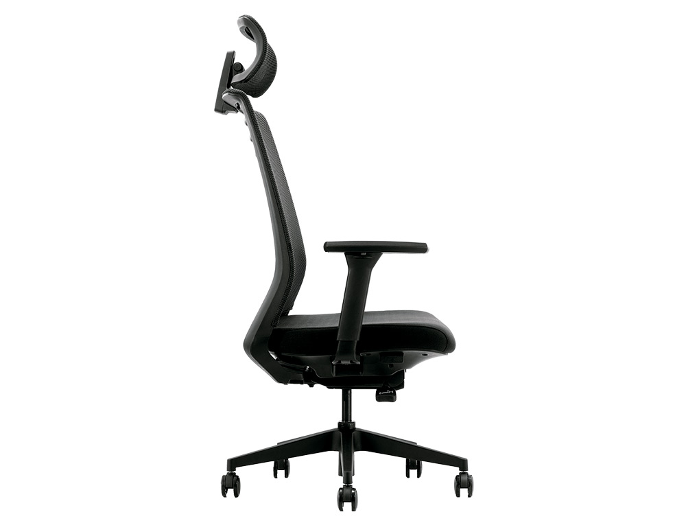 SIEGE DE BUREAU MT INTERNATIONAL MTGA25X TISSU   MECANISE SYNCHRONE COLORIS    NOIR