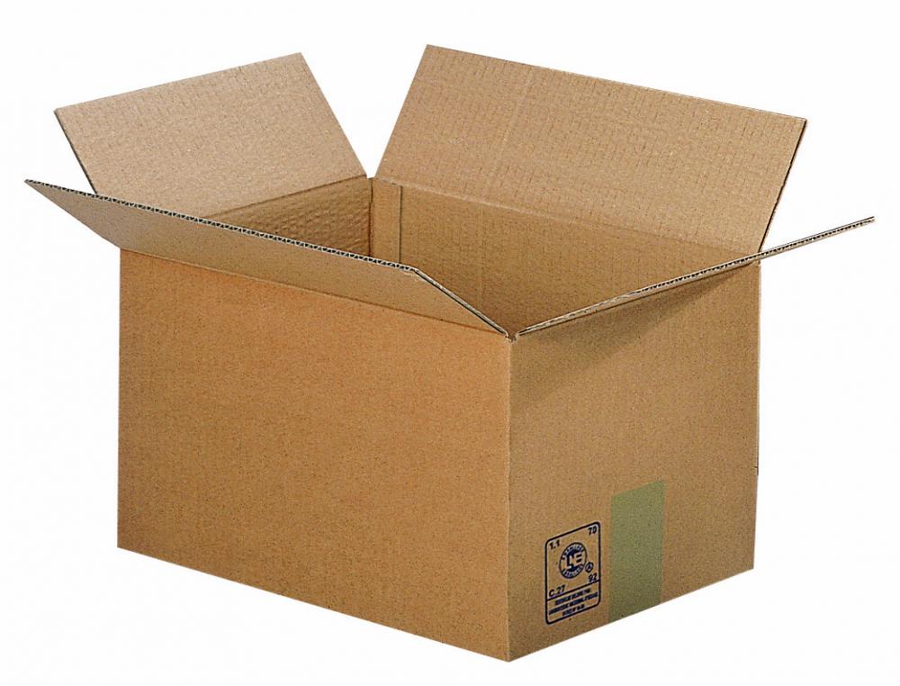 CAISSE AMERICAINE LNE10 CARTON ONDULE SIMPLE          CANNELURE 43X30X30CM