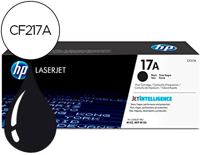 TONER LASER HP 17A POUR LASERJET PRO M102/MFP M130 COULEUR NOIR 1600P