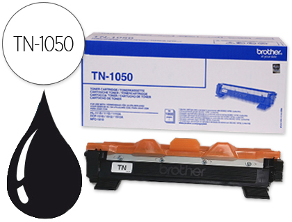 TONER LASER BROTHER TN1050 COULEUR NOIR 1000P