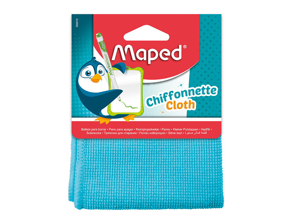 CHIFFONETTE MAPED MICROFIBRE POUR ARDOISE COLORIS BLEU EN  BLISTER